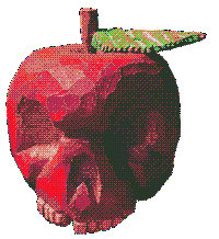Apple woodcarving